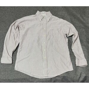 London Fog Men's L Striped Long Sleeve Shirt